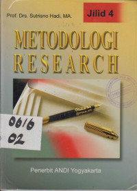 Metodologi Research Jilid 4