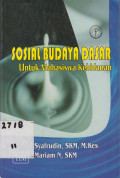 Sosial Budaya Dasar Untuk Mahasiswa Kebidanan